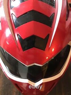 Power Rangers Red Ranger Jungle Fury Mega Mission Helmet Bandai Cosplay Used