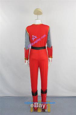 Power Rangers Red Wind Ranger Cosplay Costume