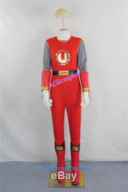 Power Rangers Red Wind Ranger Cosplay Costume acgcosplay