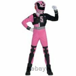 Power Rangers SPD Deluxe Pink Ranger Child Costume Size 7-8 Medium New Girls