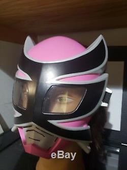 Power Rangers Samurai Child's Youth Dress Up Cosplay Pink Ranger Mask
