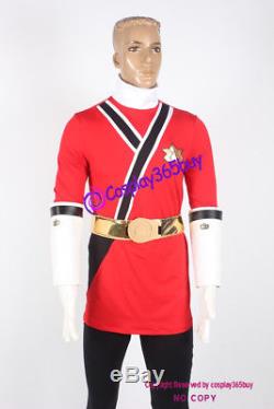 Power Rangers Samurai Female Red Ranger Cosplay Costume include boots covers