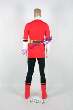 Power Rangers Samurai Lauren Shiba cosplay costume girl version incl. Boots cover