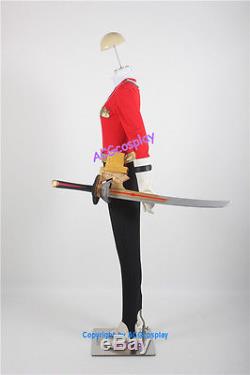 Power Rangers Samurai shinkenmaru shinkenger Shinken red ranger cosplay costume