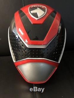 Power Rangers Spd Red Helmet Costume Cosplay Used Dekaranger