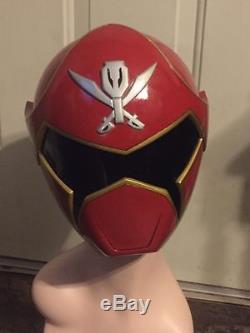 Power Rangers Super Megaforce Red Gokaiger Helmet Cosplay Costume