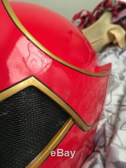 Power Rangers Super Megaforce Red Gokaiger Helmet Cosplay Costume Aniki
