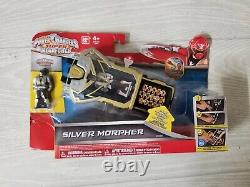 Power Rangers Super Megaforce Silver Ranger Morpher New with Key MMPR Cosplay