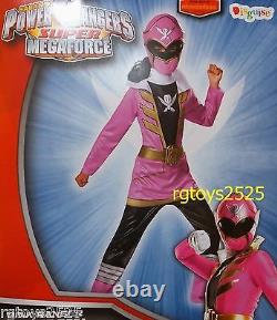 Power Rangers Super Megaforce Size 4-6 Small Pink Ranger Child Costume New girls