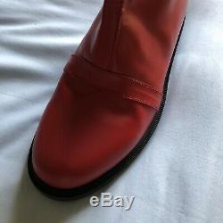 Power Rangers Super Sentai Red Ranger Aniki Cosplay Boots Leather
