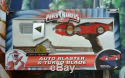 Power Rangers TURBO AUTO BLASTER & TURBO BLADE COSPLAY NEW SEALED RARE