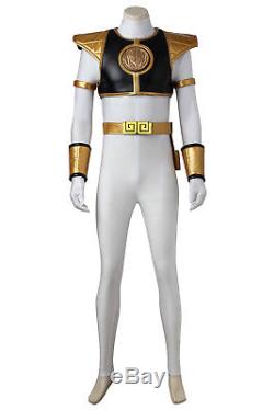 Power Rangers Tommy Oliver White Ranger Cosplay Costume Custom Made Halloween