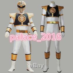 Power Rangers Tommy Oliver White Ranger Customized Costume Cosplay AFY18
