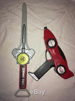 Power Rangers Turbo Auto Blaster & Turbo Blade Sword Dx Weapons Cosplay Roleplay
