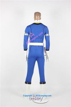 Power Rangers Turbo Blue Turbo Ranger Cosplay Costume