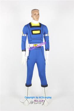 Power Rangers Turbo Blue Turbo Ranger Cosplay Costume ACGcosplay