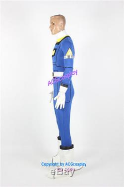 Power Rangers Turbo Blue Turbo Ranger Cosplay Costume ACGcosplay