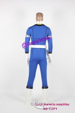 Power Rangers Turbo Cosplay Blue Turbo Ranger Cosplay Costume incl. Boots covers