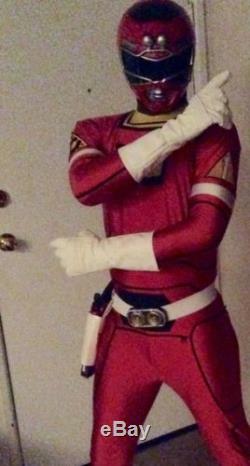 Power Rangers Turbo Red Ranger Cosplay Costume(FULL, Aniki Made)