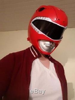 Power Rangers Wearable Helmet Mighty Morphin Legacy Red Ranger Cosplay Costume