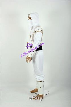 Power Rangers White Ninjetti Ranger Cosplay Costume