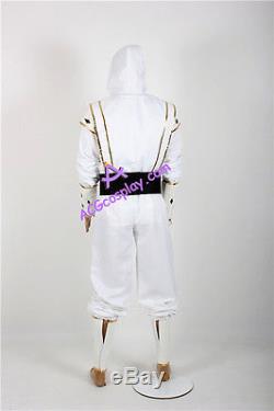 Power Rangers White Ninjetti Ranger Cosplay Costume