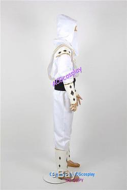 Power Rangers White Ninjetti Ranger Cosplay Costume include gloves