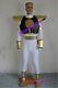 Power Rangers White Ranger Cosplay Costume include gloves and chest prop