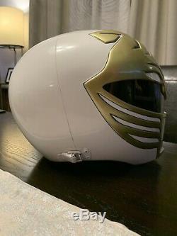 Power Rangers White Ranger Helmet (Aniki Cosplay Replica)