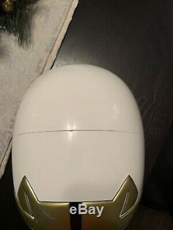 Power Rangers White Ranger Helmet (Aniki Cosplay Replica)