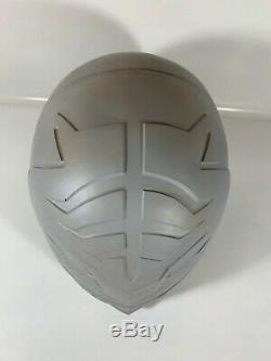 Power Rangers White Ranger Raw Unfinished Helmet Kit (for cosplay or display)