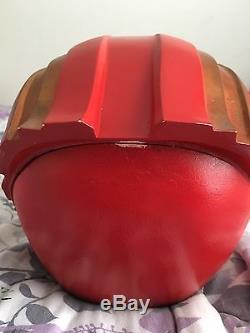 Power Rangers Wild Force Red Costume Cosplay Helmet Gaoranger USED