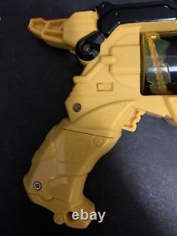 Power Rangers Yellow Dino Charge Morpher Gun Blaster Bandai Charger Cosplay TRex