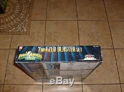 Power Rangers Zeo 7 IN 1 ZEO BLASTER SET Bandai Factory SEALED Mint Cosplay Set
