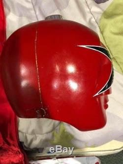 Power Rangers Zeo Costume Cosplay Prop Helmet And Suit Used