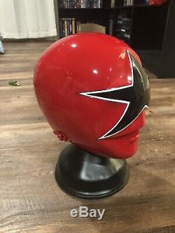 Power Rangers Zeo Red Ranger Helmet Aniki Cosplay