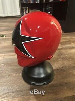 Power Rangers Zeo Red Ranger Helmet Aniki Cosplay