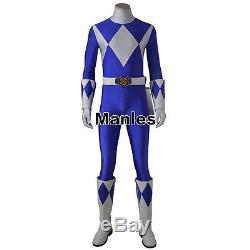 Power Rangers Zyuranger Dan Cosplay Tricera Ranger Costume Halloween Jumpsuit