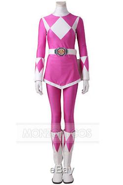 Power Rangers Zyuranger Mei Cosplay Ptera Ranger Costume Pink Costume All Size