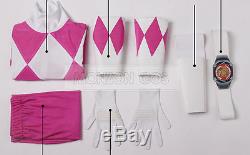 Power Rangers Zyuranger Mei Cosplay Ptera Ranger Costume Pink Costume All Size