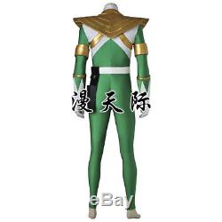 Power Rangers Zyuranger Mighty Morphin Burai Dragon Ranger Cosplay Costume Suit