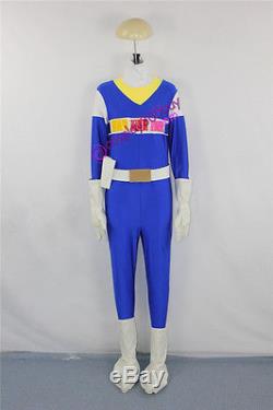 Power Rangers in Space Johnson Blue Space Ranger Cosplay Costume