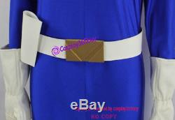 Power Rangers in Space Theodore Jay Jarvis Blue Space Ranger Cosplay costume