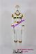 Power Rangers in Space Zhane Silver Space Ranger Cosplay Costume incl boot cover