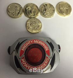 Power Rangers original morpher 5 coins cosplay toy 1993 Vintage Works