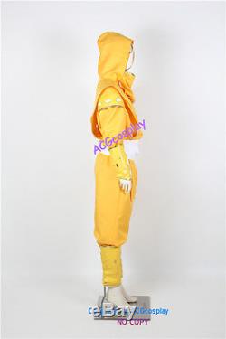 Power Rangers yellow Ninjetti Ninja Ranger Cosplay Costume yellow ranger costume