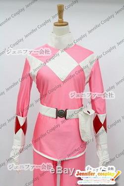 Power Red Ranger Cosplay Costume Pink Rangers Any Size