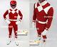 Power Red Ranger Cosplay Costume Rangers Any Size