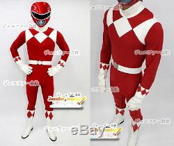 Power Red Ranger Cosplay Costume Rangers Any Size