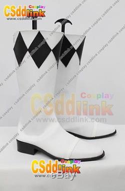 Power black Ranger cosplay shoes boots